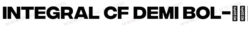 Integral CF Demi Bol字体转换